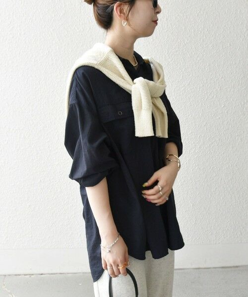 SHIPS / シップス シャツ・ブラウス | SHIPS any:〈多機能/洗濯機可能〉ナイロン タスラン ポケット ビッグ シャツ | 詳細29