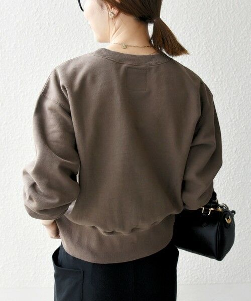 SHIPS / シップス スウェット | 【SHIPS any別注】La Hutte:〈洗濯機可能〉裏起毛 クルーネック スウェット 25AW | 詳細15