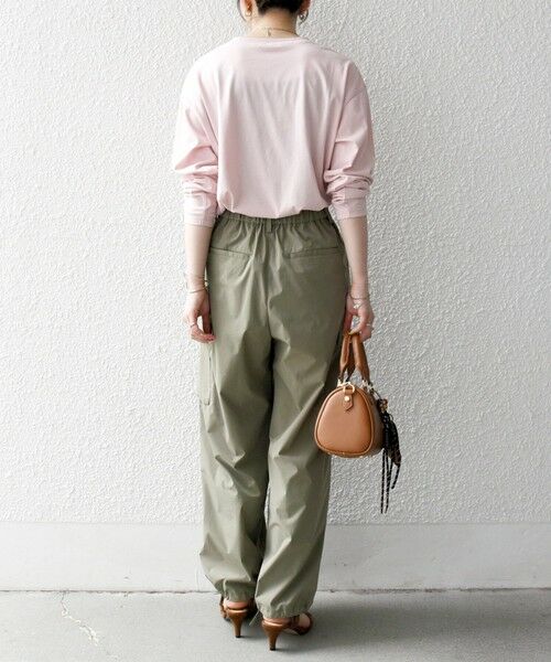 SHIPS / シップス Tシャツ | 【SHIPS any別注】MONMIMI:〈洗濯機可能〉ロゴ プリント ロンTEE 25AW | 詳細12