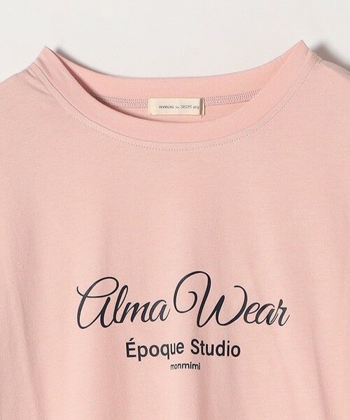 SHIPS / シップス Tシャツ | 【SHIPS any別注】MONMIMI:〈洗濯機可能〉ロゴ プリント ロンTEE 25AW | 詳細20