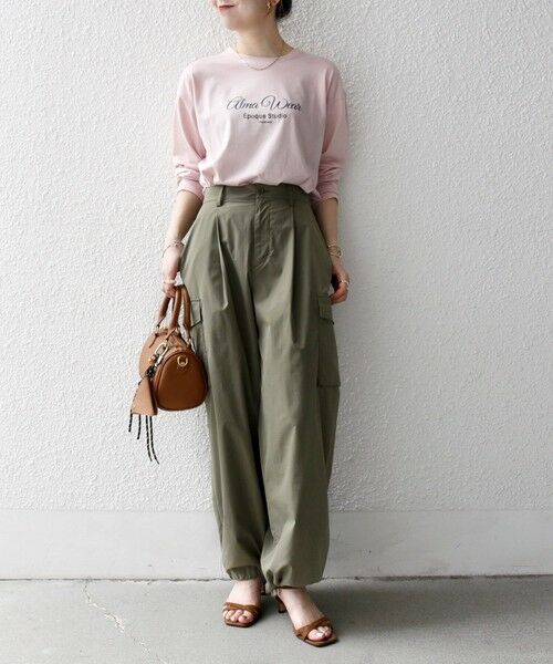 SHIPS / シップス Tシャツ | 【SHIPS any別注】MONMIMI:〈洗濯機可能〉ロゴ プリント ロンTEE 25AW | 詳細11