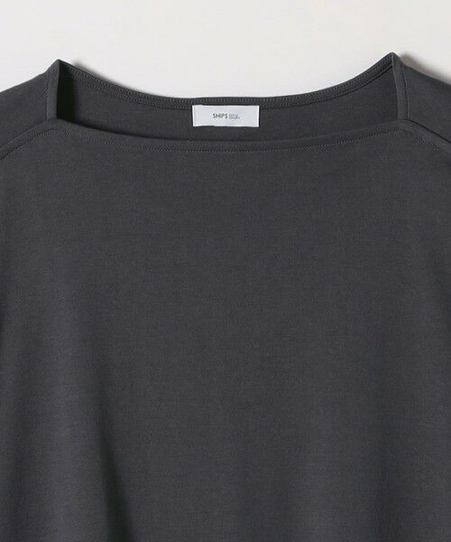 SHIPS / シップス Tシャツ | SHIPS any:〈接触冷感/汗染み防止加工/洗濯機可能〉ボートネック ワイド ロンTEE | 詳細20
