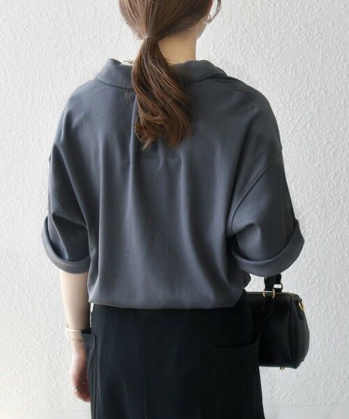 SHIPS / シップス シャツ・ブラウス | SHIPS any:〈接触冷感/汗染み防止加工/洗濯機可能〉ジャージー ワイド シャツ | 詳細16