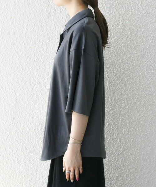 SHIPS / シップス シャツ・ブラウス | SHIPS any:〈接触冷感/汗染み防止加工/洗濯機可能〉ジャージー ワイド シャツ | 詳細27