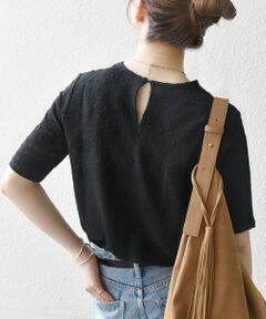 SHIPS / シップス Tシャツ | SHIPS any:〈洗濯機可能〉カットドビー ジャージー クルーネック TEE