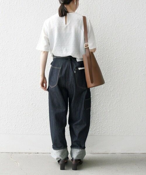 SHIPS / シップス Tシャツ | SHIPS any:〈洗濯機可能〉カットドビー ジャージー クルーネック TEE | 詳細2