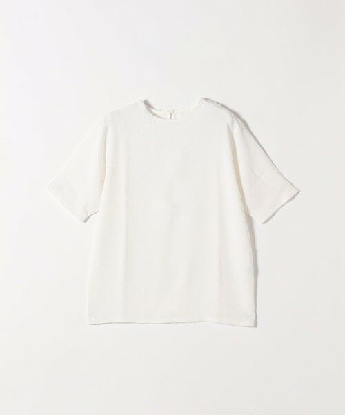 SHIPS any:〈洗濯機可能〉カットドビー ジャージー クルーネック