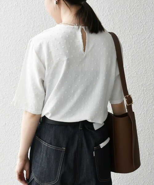 SHIPS / シップス Tシャツ | SHIPS any:〈洗濯機可能〉カットドビー ジャージー クルーネック TEE | 詳細6