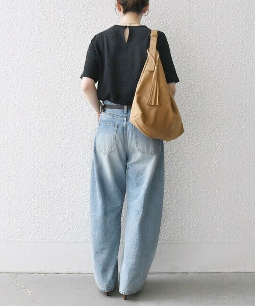 SHIPS / シップス Tシャツ | SHIPS any:〈洗濯機可能〉カットドビー ジャージー クルーネック TEE | 詳細13