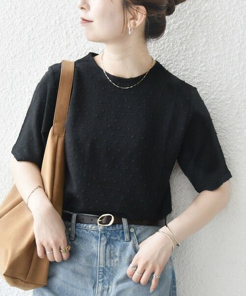 SHIPS / シップス Tシャツ | SHIPS any:〈洗濯機可能〉カットドビー ジャージー クルーネック TEE | 詳細14