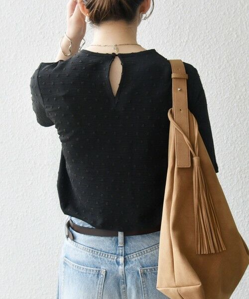 SHIPS / シップス Tシャツ | SHIPS any:〈洗濯機可能〉カットドビー ジャージー クルーネック TEE | 詳細17