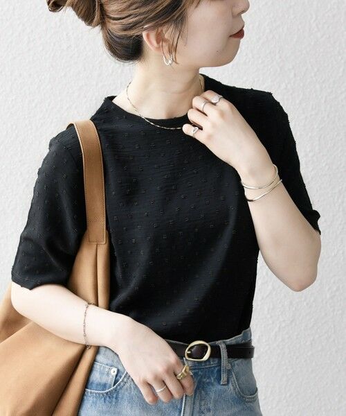 SHIPS / シップス Tシャツ | SHIPS any:〈洗濯機可能〉カットドビー ジャージー クルーネック TEE | 詳細20