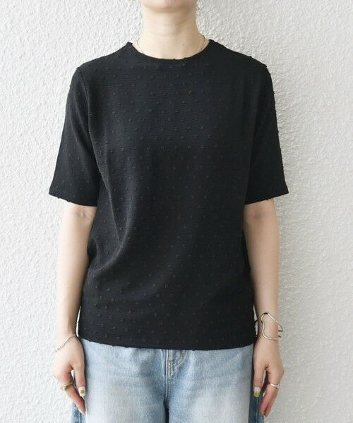 SHIPS any:〈洗濯機可能〉カットドビー ジャージー クルーネック
