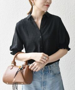 SHIPS / シップス Tシャツ | SHIPS any:〈洗濯機可能〉カットドビー ジャージー パフ シャツ