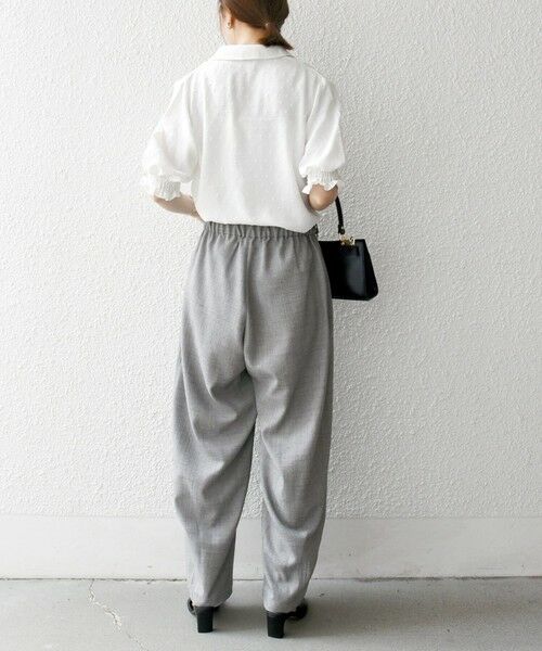 SHIPS / シップス Tシャツ | SHIPS any:〈洗濯機可能〉カットドビー ジャージー パフ シャツ | 詳細2