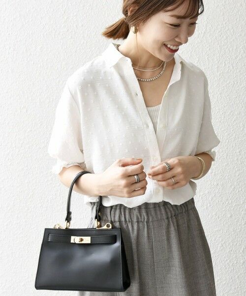 SHIPS / シップス Tシャツ | SHIPS any:〈洗濯機可能〉カットドビー ジャージー パフ シャツ | 詳細7