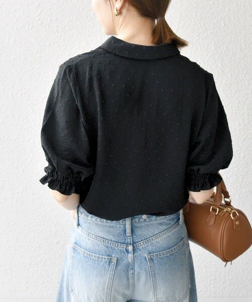 SHIPS / シップス Tシャツ | SHIPS any:〈洗濯機可能〉カットドビー ジャージー パフ シャツ | 詳細15