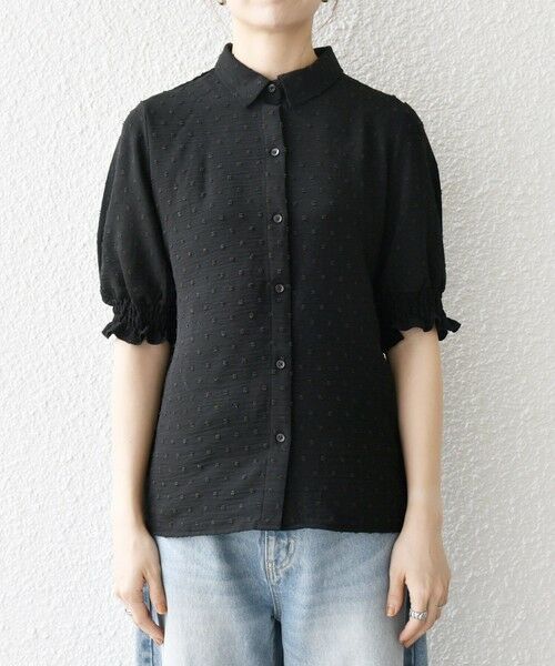 SHIPS / シップス Tシャツ | SHIPS any:〈洗濯機可能〉カットドビー ジャージー パフ シャツ | 詳細19