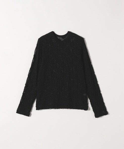 SHIPS / シップス カットソー（半袖以外） | SHIPS any:〈手洗い可能〉フラワー メッシュ クルーネック プルオーバー | 詳細24