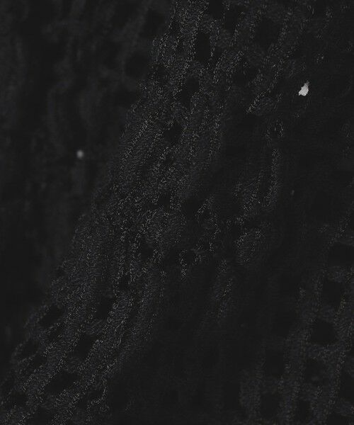 SHIPS / シップス カットソー（半袖以外） | SHIPS any:〈手洗い可能〉フラワー メッシュ クルーネック プルオーバー | 詳細25