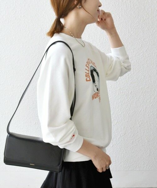 SHIPS / シップス スウェット | 【SHIPS any別注】Collegiate Pacific: ロゴ プリント ＆ 刺繍 スウェット 25AW | 詳細4