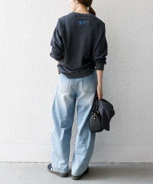 SHIPS / シップス スウェット | 【SHIPS any別注】Collegiate Pacific: ロゴ プリント ＆ 刺繍 スウェット 25AW | 詳細11