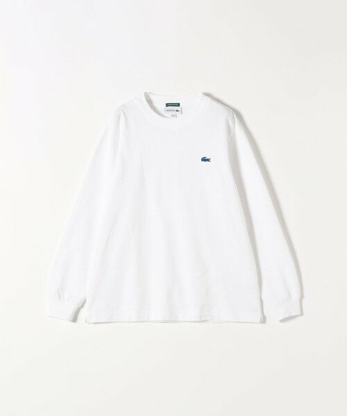 SHIPS / シップス Tシャツ | 《追加予約》【SHIPS any別注】LACOSTE:〈洗濯機可能〉ピケ クルーネック ロンT 26AW | 詳細9