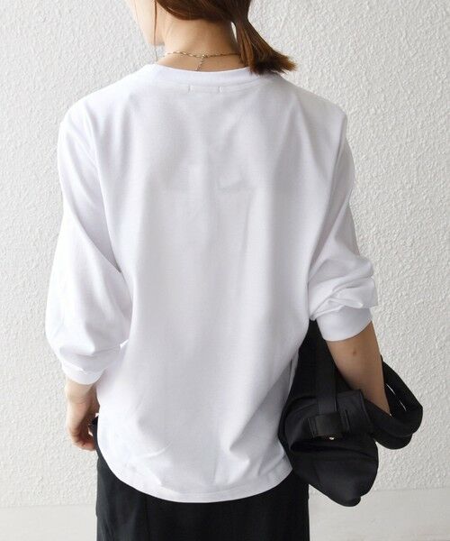 SHIPS / シップス Tシャツ | 【SHIPS any別注】LACOSTE:〈洗濯機可能〉ピケ クルーネック ロンT 25AW | 詳細5