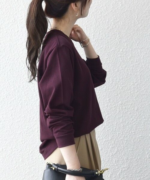 SHIPS / シップス Tシャツ | 《追加予約》【SHIPS any別注】LACOSTE:〈洗濯機可能〉ピケ クルーネック ロンT 26AW | 詳細14