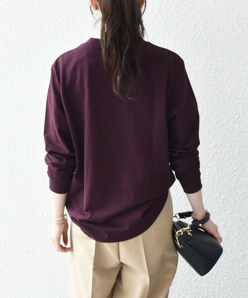 SHIPS / シップス Tシャツ | 《追加予約》【SHIPS any別注】LACOSTE:〈洗濯機可能〉ピケ クルーネック ロンT 26AW | 詳細15