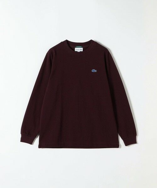 SHIPS / シップス Tシャツ | 《追加予約》【SHIPS any別注】LACOSTE:〈洗濯機可能〉ピケ クルーネック ロンT 26AW | 詳細20
