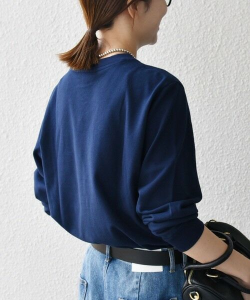 SHIPS / シップス Tシャツ | 【SHIPS any別注】LACOSTE:〈洗濯機可能〉ピケ クルーネック ロンT 25AW | 詳細15