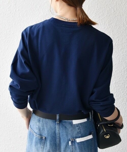 SHIPS / シップス Tシャツ | 【SHIPS any別注】LACOSTE:〈洗濯機可能〉ピケ クルーネック ロンT 25AW | 詳細16