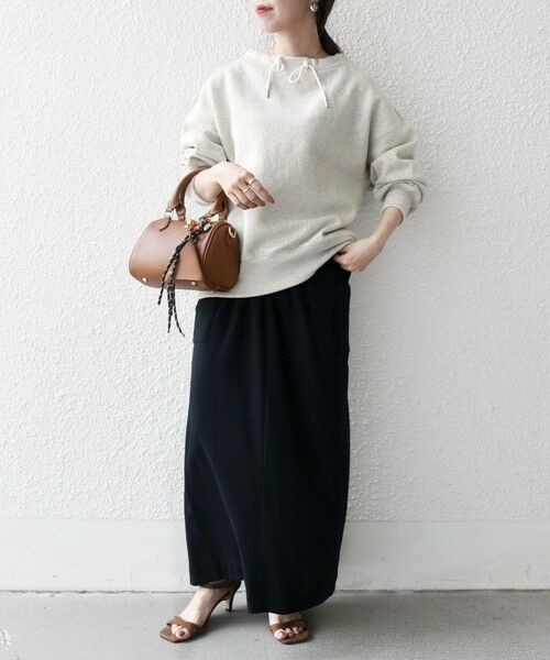 SHIPS / シップス スウェット | 《追加予約》SHIPS any:〈洗濯機可能〉USA コットン 裏起毛 ボトルネック プルオーバー | 詳細1