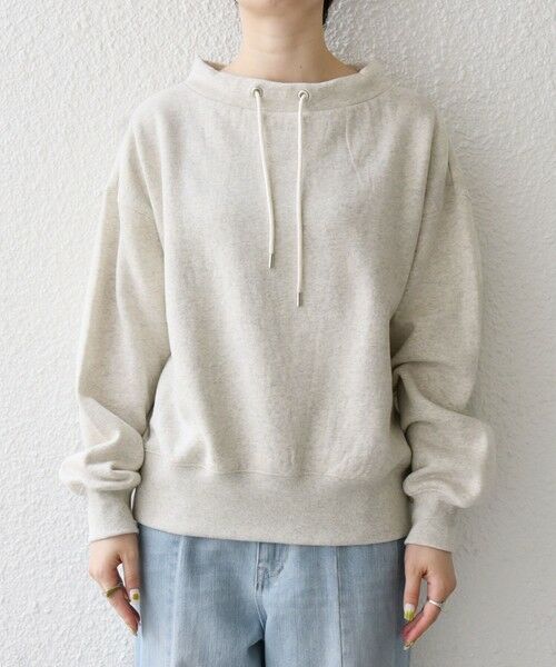 SHIPS / シップス スウェット | 《追加予約》SHIPS any:〈洗濯機可能〉USA コットン 裏起毛 ボトルネック プルオーバー | 詳細9