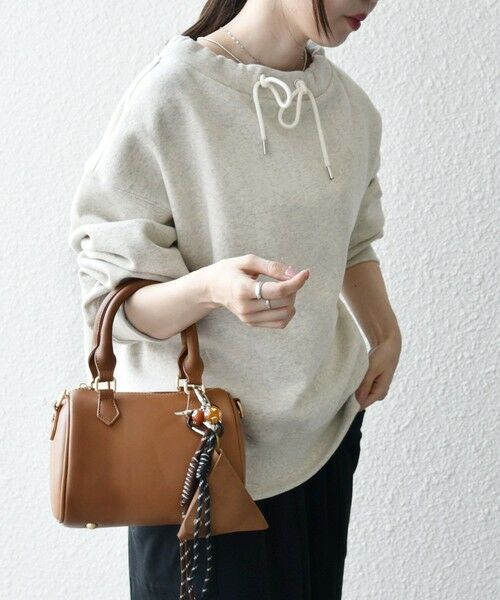 SHIPS / シップス スウェット | 《追加予約》SHIPS any:〈洗濯機可能〉USA コットン 裏起毛 ボトルネック プルオーバー | 詳細4