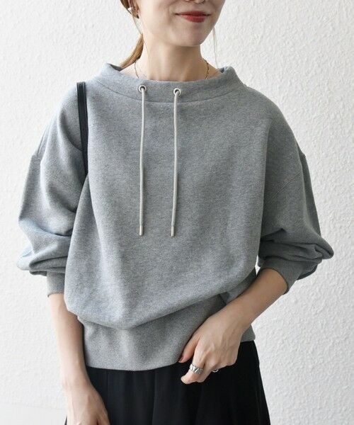 SHIPS / シップス スウェット | 《追加予約》SHIPS any:〈洗濯機可能〉USA コットン 裏起毛 ボトルネック プルオーバー | 詳細15