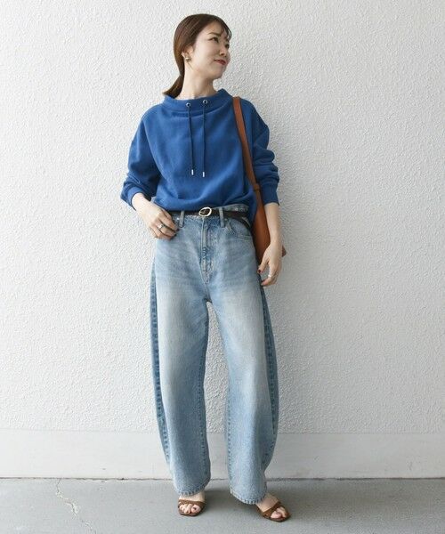 SHIPS / シップス スウェット | 《追加予約》SHIPS any:〈洗濯機可能〉USA コットン 裏起毛 ボトルネック プルオーバー | 詳細24