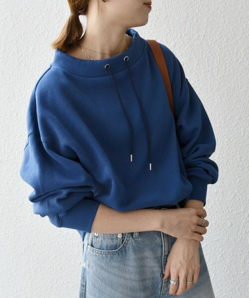 SHIPS / シップス スウェット | 《追加予約》SHIPS any:〈洗濯機可能〉USA コットン 裏起毛 ボトルネック プルオーバー | 詳細29