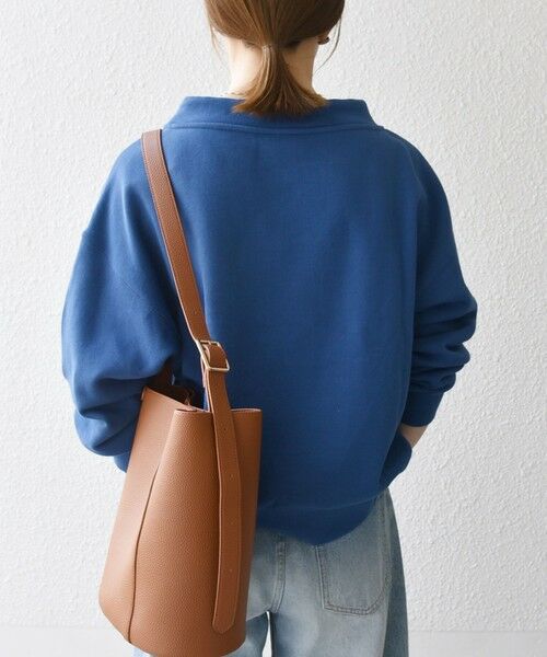 SHIPS / シップス スウェット | 《追加予約》SHIPS any:〈洗濯機可能〉USA コットン 裏起毛 ボトルネック プルオーバー | 詳細30