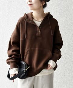 SHIPS / シップス パーカー | 《一部追加予約》SHIPS any:〈洗濯機可能〉USAコットン 裏起毛 フーディー ルーズ プルオーバー