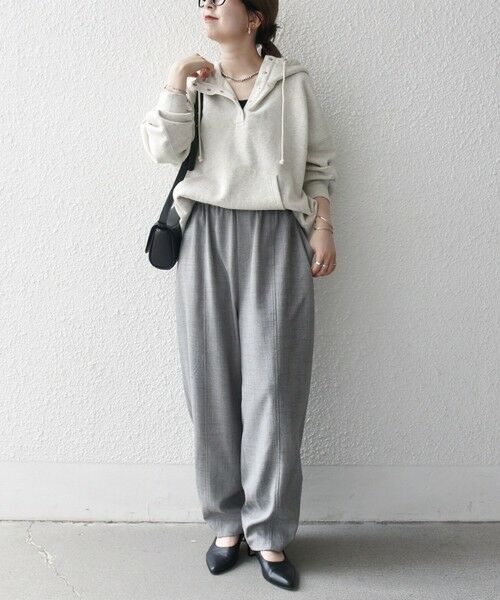 SHIPS / シップス パーカー | 《一部追加予約》SHIPS any:〈洗濯機可能〉USAコットン 裏起毛 フーディー ルーズ プルオーバー | 詳細1