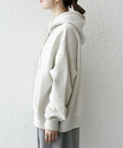 SHIPS / シップス パーカー | 《一部追加予約》SHIPS any:〈洗濯機可能〉USAコットン 裏起毛 フーディー ルーズ プルオーバー | 詳細12