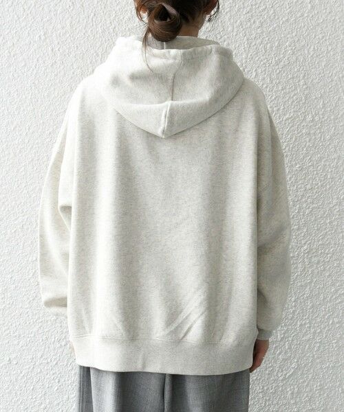 SHIPS / シップス パーカー | 《一部追加予約》SHIPS any:〈洗濯機可能〉USAコットン 裏起毛 フーディー ルーズ プルオーバー | 詳細13