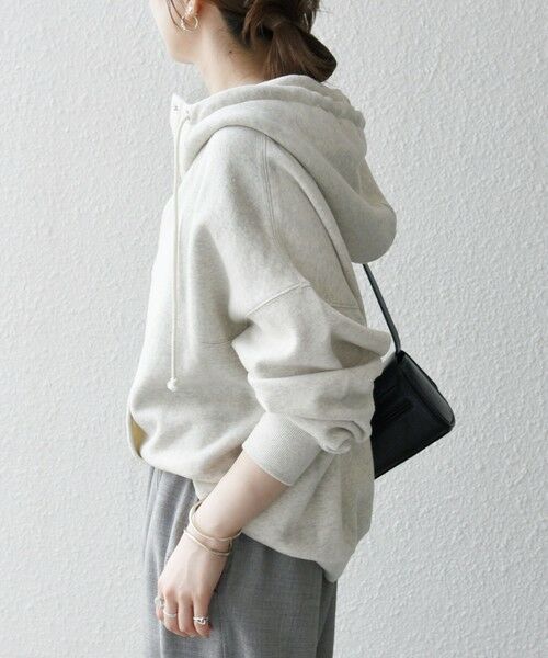 SHIPS / シップス パーカー | 《一部追加予約》SHIPS any:〈洗濯機可能〉USAコットン 裏起毛 フーディー ルーズ プルオーバー | 詳細8