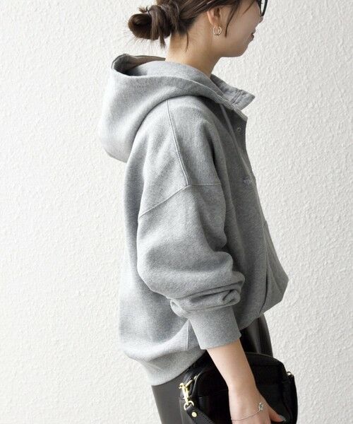 SHIPS / シップス パーカー | 《一部追加予約》SHIPS any:〈洗濯機可能〉USAコットン 裏起毛 フーディー ルーズ プルオーバー | 詳細23