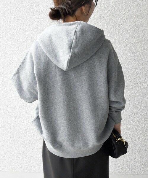 SHIPS / シップス パーカー | 《一部追加予約》SHIPS any:〈洗濯機可能〉USAコットン 裏起毛 フーディー ルーズ プルオーバー | 詳細24