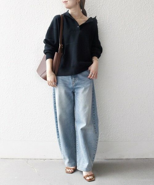 SHIPS / シップス パーカー | 《一部追加予約》SHIPS any:〈洗濯機可能〉USAコットン 裏起毛 フーディー ルーズ プルオーバー | 詳細28