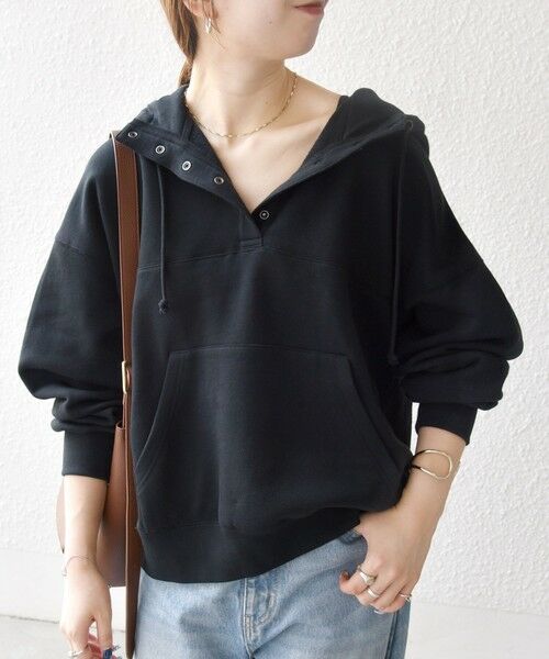 SHIPS / シップス パーカー | 《一部追加予約》SHIPS any:〈洗濯機可能〉USAコットン 裏起毛 フーディー ルーズ プルオーバー | 詳細30