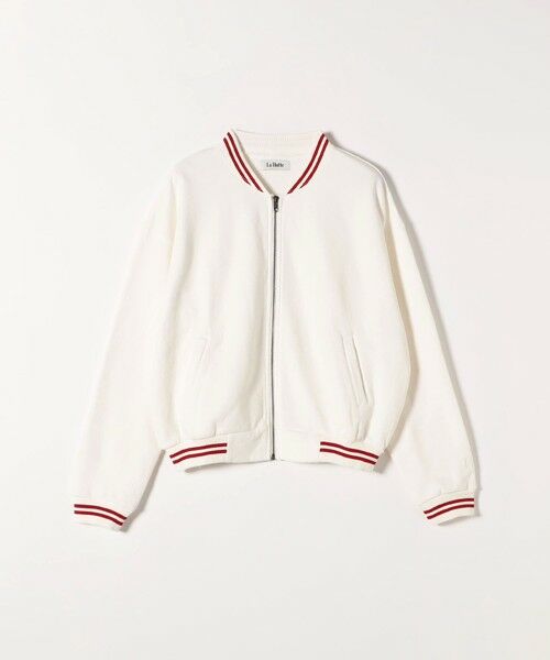 SHIPS / シップス ブルゾン | 【SHIPS any別注】La Hutte:〈洗濯機可能〉裏起毛 ロゴ ジップ ブルゾン | 詳細11